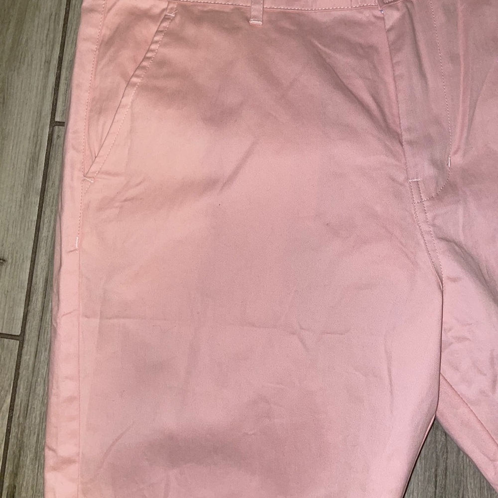 New Mens Smash Chino Shorts Pink flat front Se 36 - Picture 3 of 8
